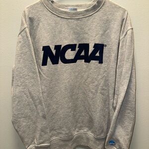 NCAA Heather Gray Crewneck Sweater
